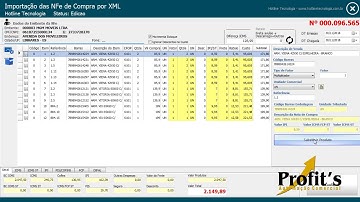 IMPORTAR NOTA FISCAL PARA SISTEMA ( ESTOQUE )