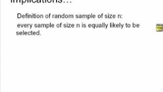 What is a random sample