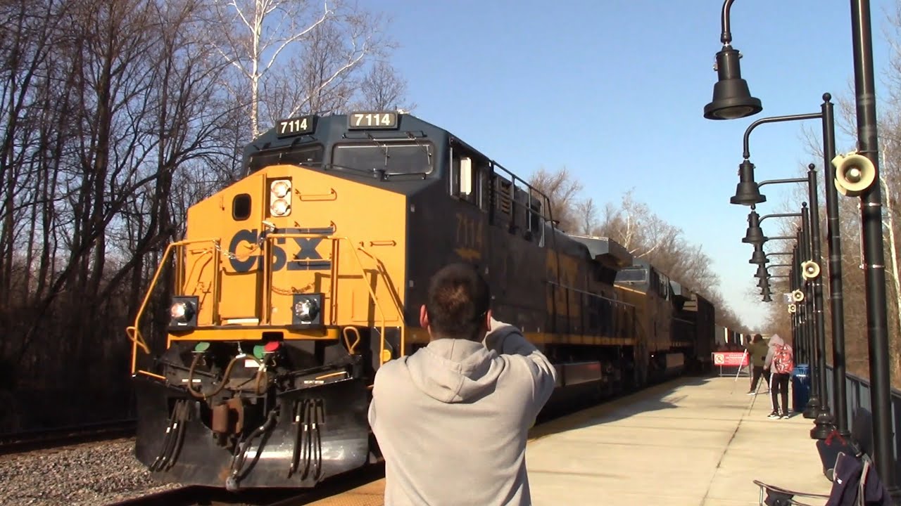 CSX I031-14 Intermodal Train at Lorton, VA 2/14/2026