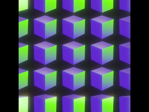 3D cube with gradient inside After Effect + project file