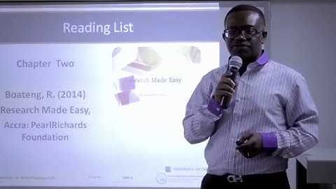 Selecting A Research Topic