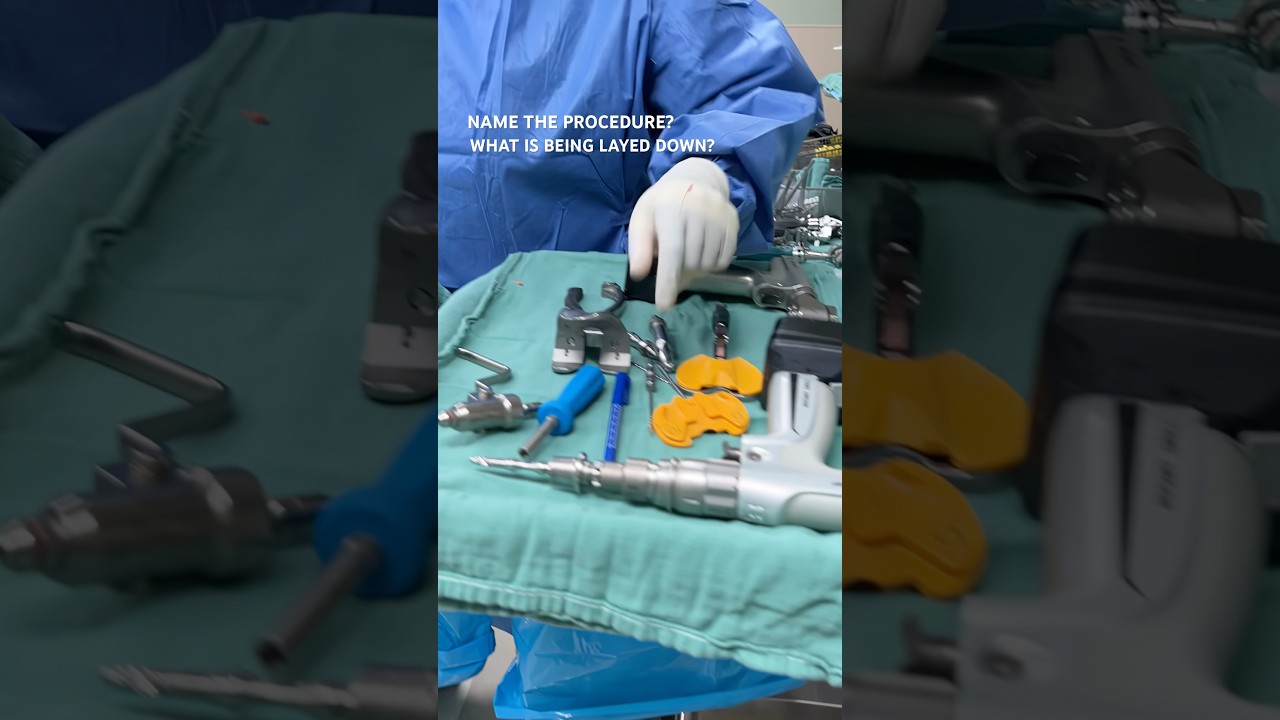 Orthopedic Surgery Challenge: Name the Procedure⁉️
