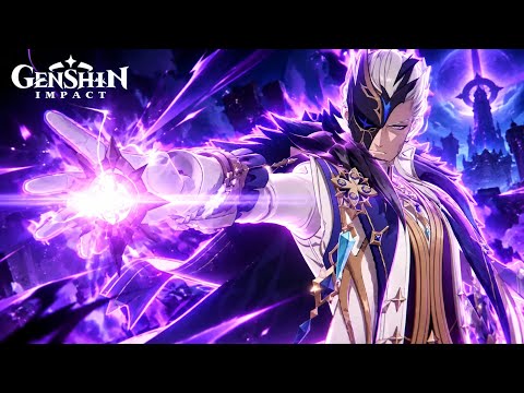 Traveller Aether, Dainsleif & Jester vs Ronova Ruler of Death - Genshin Impact 7.1 