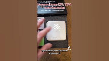 Introducing the Honeywell home DT4 and DT4R room thermostats. #honeywell #resideo # #heatingrepair