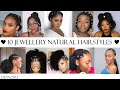 10 CUTE &amp; EASY JEWELRY NATURAL HAIRSTYLES - 2020