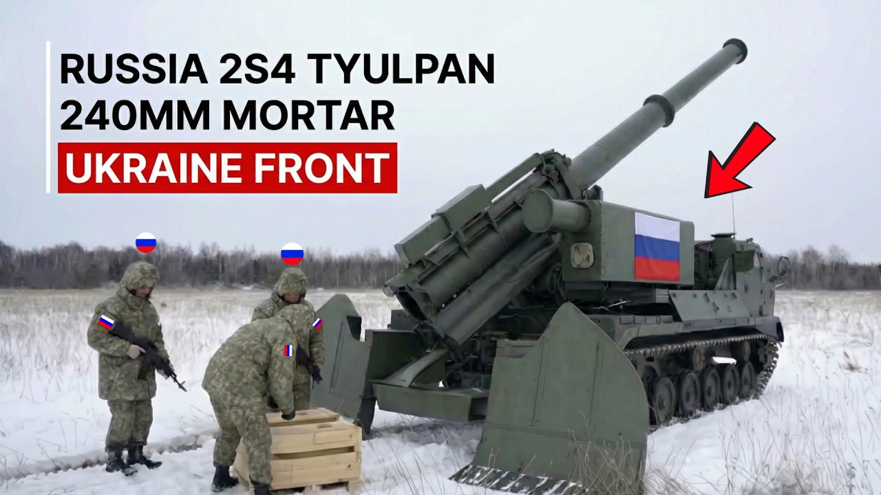 Russia Deploys 2S4 Tyulpan in Ukraine — Why This System Still Matters ...
