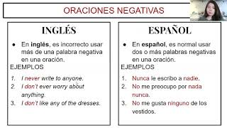 Leccion 7 2 Palabras indefinidas y negativas