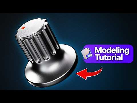 How to 3D Model a Professional Knob in Plasticity (Easy Method)