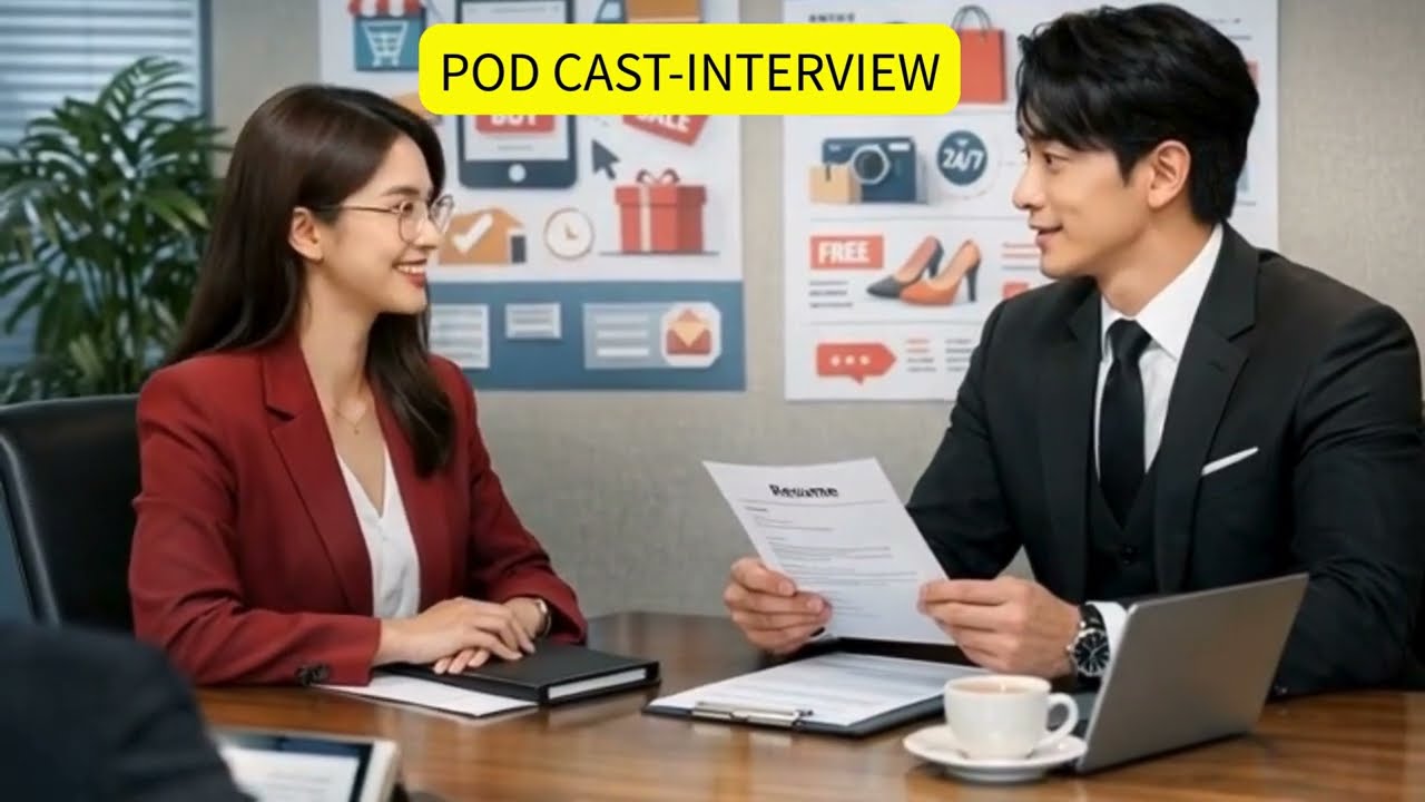 Simple English conversation for interview a sales job 