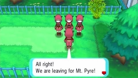 Pokemon Omega Ruby: Team Magma Heads to Mt. Pyre