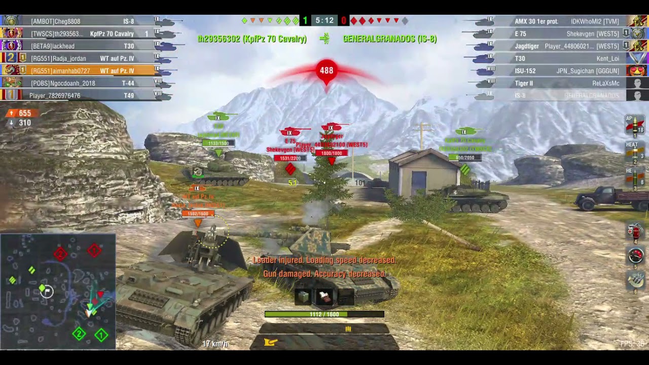 Waffenträger auf Pz. IV ~ Falls Creek Map ~ WoT Blitz Replay Battle ~ My Replay #37