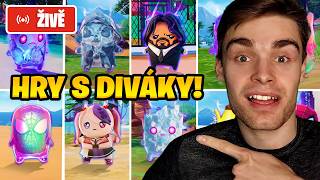 🔴 ŽIVĚ - TRAIDÍME A MAXUJEME VZÁCNÉ FORTNITE SPRITY! 🔴