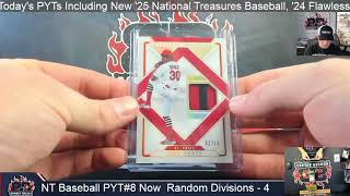 2025 Panini National Treasures Baseball Pick Your Team #8 Case Break 11 21 25