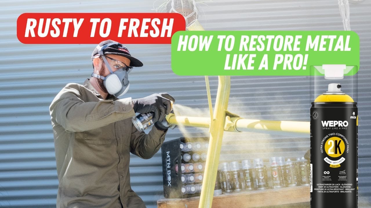 Repainting a Rusty Hammock Stand | DIY with MTN WEPRO 2K Paints