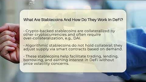 What Are Stablecoins And How Do They Work In DeFi? - Talking Tech Trends