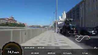 На самокате по набережной Москвы-реки с экшн-камерой Sony HDR-AS300