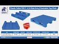 High-Quality Durable Plastic Pallets for Industrial & Commercial Use | Lahore Pakistan