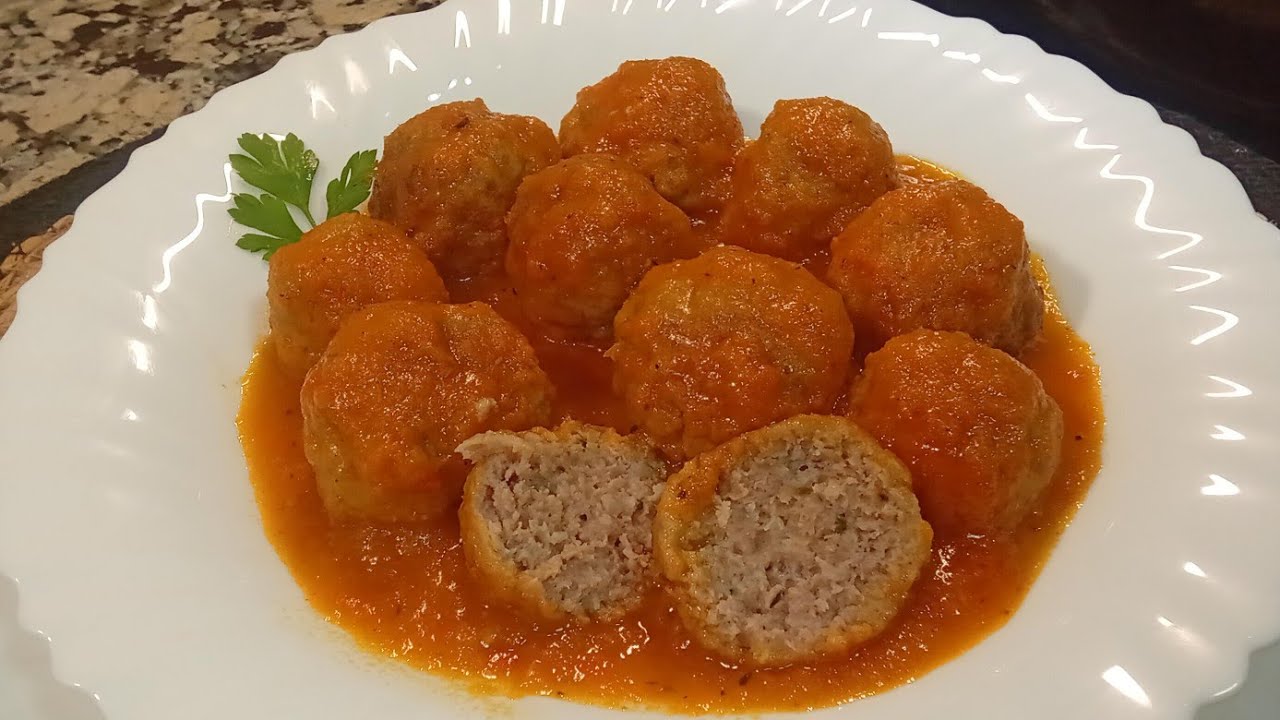 ALBONDIGAS EN SALSA CASERAS una receta deliciosa y muy facil de hacer que no puede faltar en casa