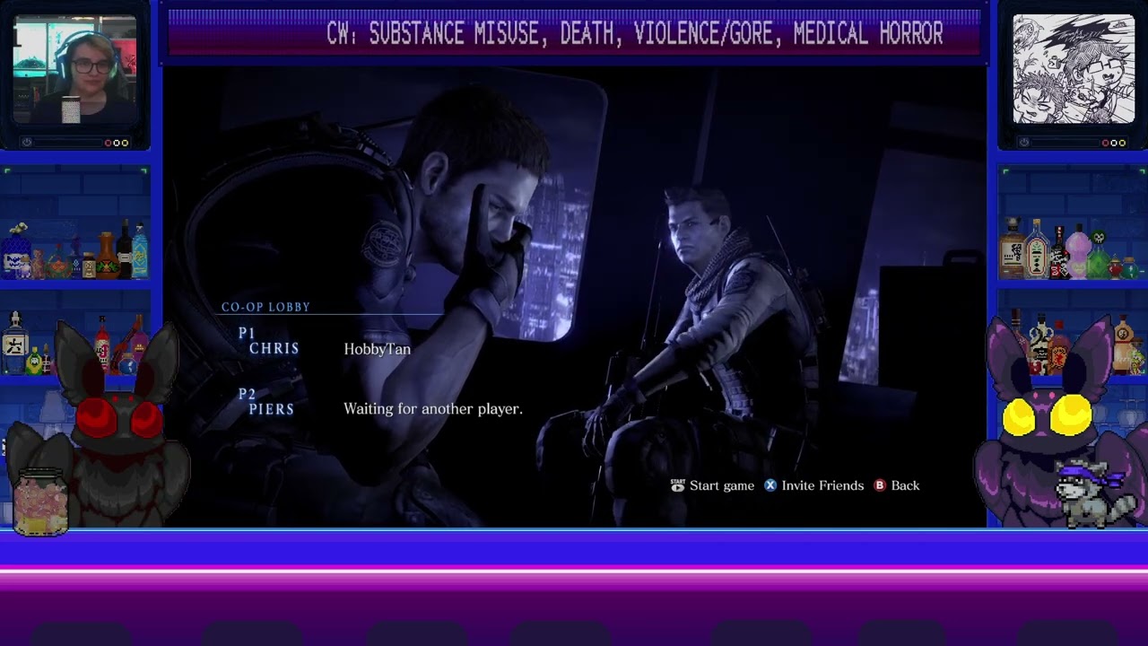 The Late Night Lounge with @imdmac & Hobby | Crashing Out with Christopher | Resident Evil 6 [Chris'