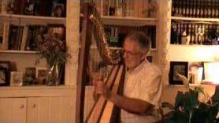 Aqua Harp On A Lever Harp