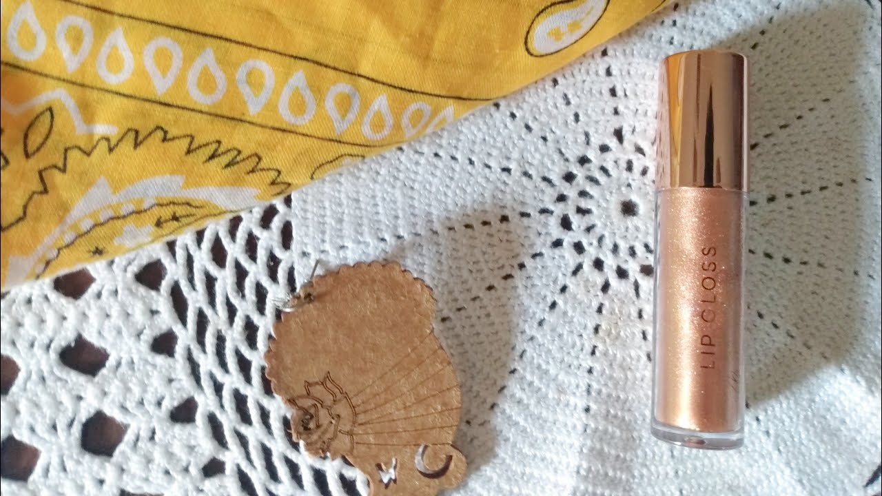 NOVO GLOSS DA MARIANA SAAD NA PELE NEGRA .