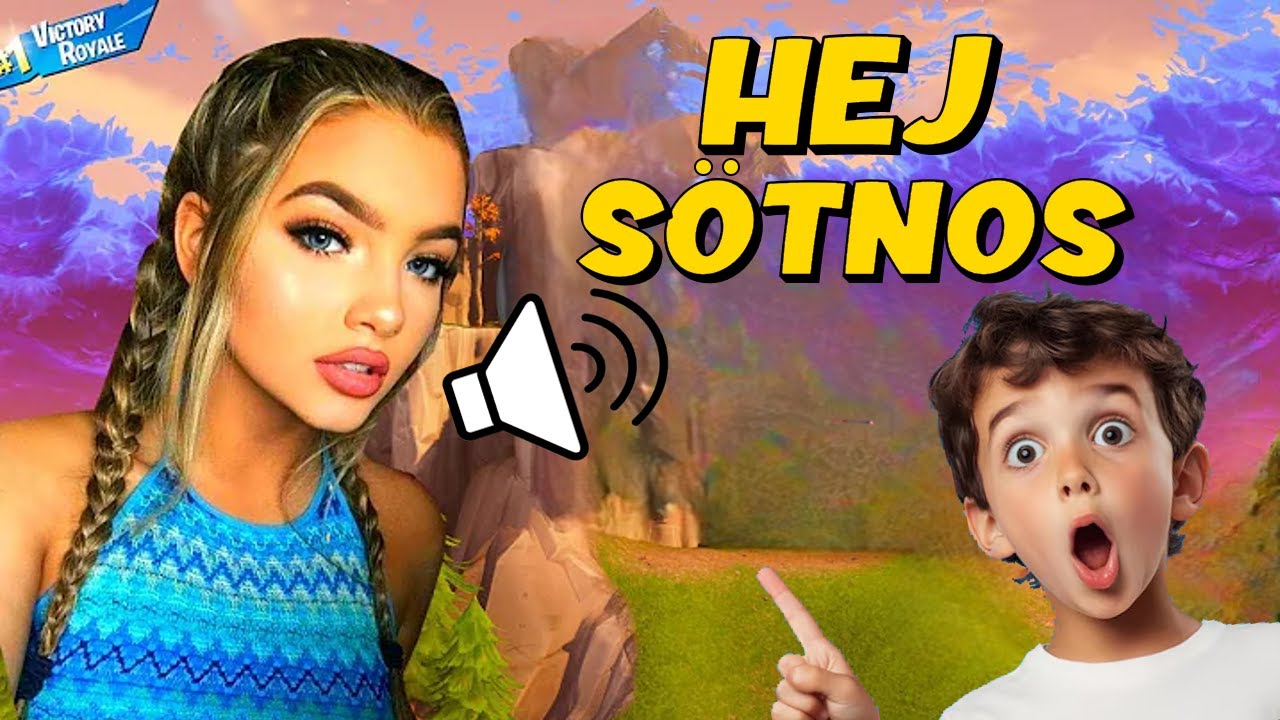 Trollar min kusin MED TJEJ RÖST I FORTNITE