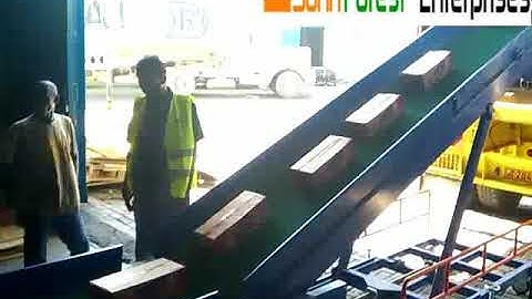 Truck Container Loading and Unloading Conveyor
