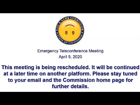 CA Fishing-Ban Meeting Disrupted by Chaotic Callers (Uncensored) - How NOT to Host a Public Call