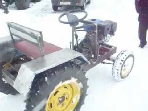 Двигатель лифан на самодельном минитракторе Двигатель лифан на самодельном минитракторе