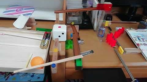 自作ピタゴラ装置No.174　滑倒/Slip【Self-made PythagoraSwitch】