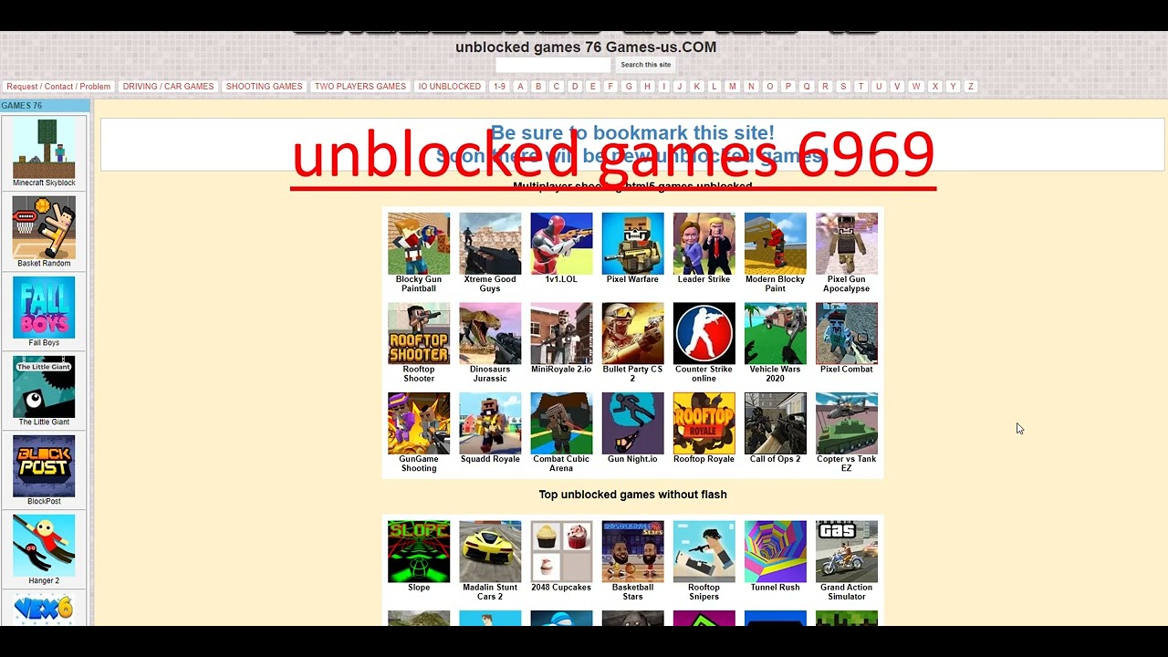 2 Player Games Unblocked — Unblocked Games 6969