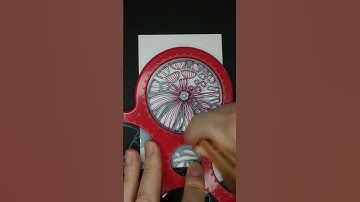 #Spirograph #Cyclex Double #Pattern | Dark Red, Light Red | 29s