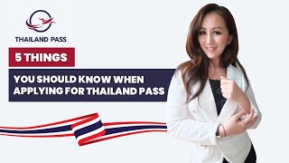 Thailand pass Must know before applying Thailand pass