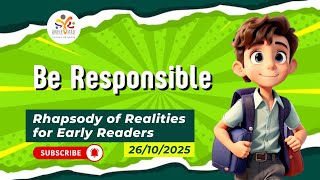 Be Responsible | Children Daily Devotional | Rhapsody of Realities | 261025