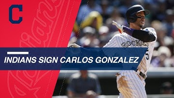 Carlos Gonzalez joins the Indians on a Minor League deal