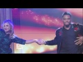 Season 24 winners Emma Slater and Rashad Jennings dancing the  Viennese Waltz on Live with Kelly &amp; R