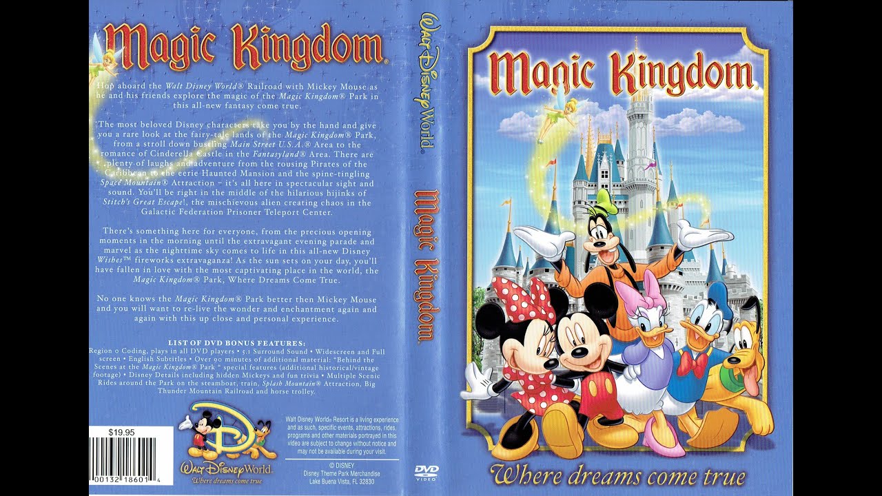 Walt Disney World Where Dreams Come True DVD Magic Kingdom [No