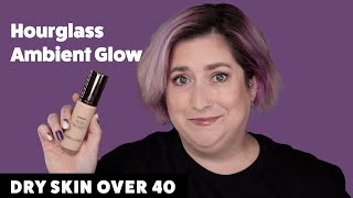 HOURGLASS AMBIENT SOFT GLOW FOUNDATION | Dry Skin Review & Wear Test