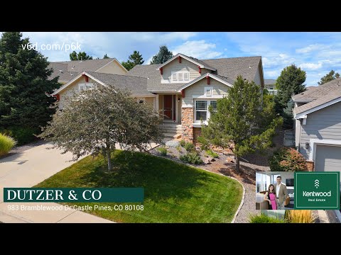 983 Bramblewood Dr, Castle Pines, CO home video tour