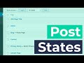 How to use WordPress post states