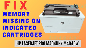 Herstel ontbrekend geheugen op aangegeven cartridges, gebeurteniscode 10.00.00 HP Laserjet Pro M4...