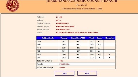 Jharkhand Board Result 2021 Kaise Dekhe ? JAC Jharkhand Board 10th Result 2021 Kaise Dekhe ?
