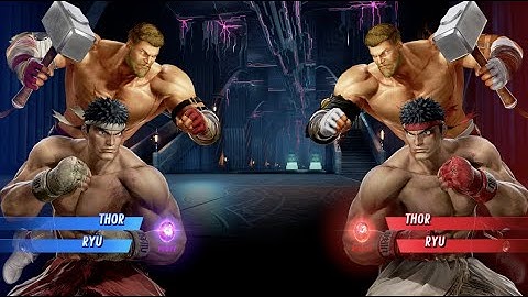 Thor and RYU vs Thor and RYU - MARVEL VS. CAPCOM: INFINITE