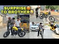 Giving surprise to my brother with new bike  epic reaction  being brand