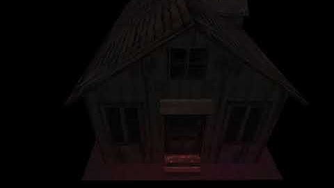 3D house model.