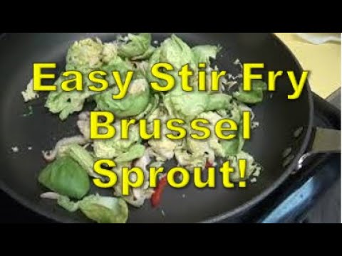 Easy Brussels Sprouts Stir Fry Recipe