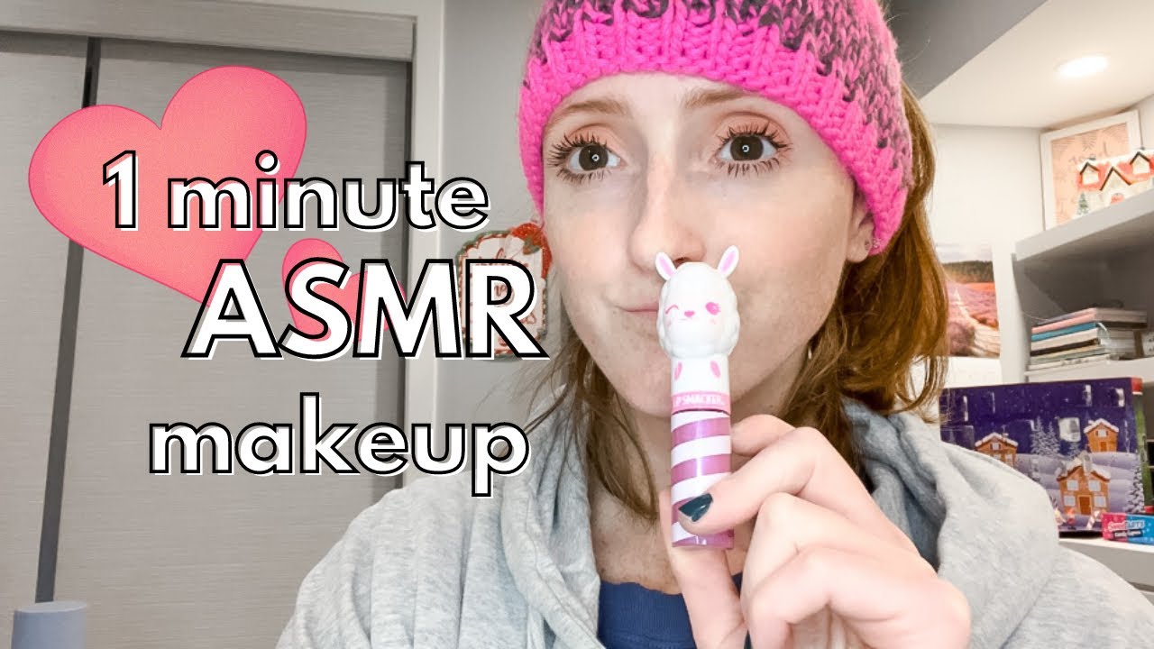 Doing your ASMR makeup in 1 minute | no talking - YouTube