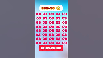 find-30 🧐"**, which seems to be a puzzle, brain teaser, or general knowledge quiz type content