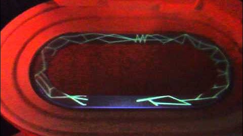 DROMA final thesis physical model with projection mapped track visualizations