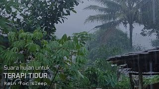 Hujan yang Menenangkan Pikiran, Tidur makin Nyenyak - Suara Hujan Deras & Petir untuk Tidur